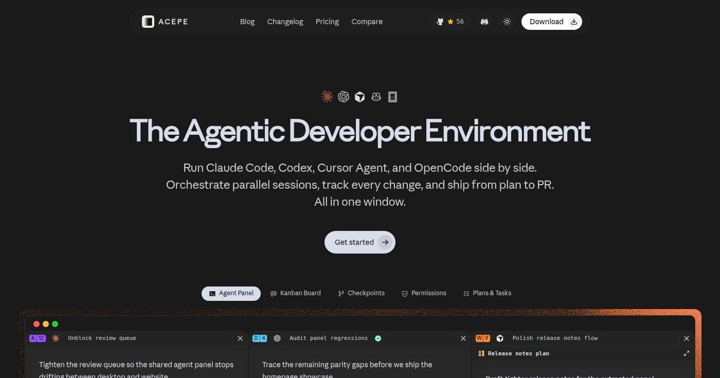Acepe multi-agent agentic development environment