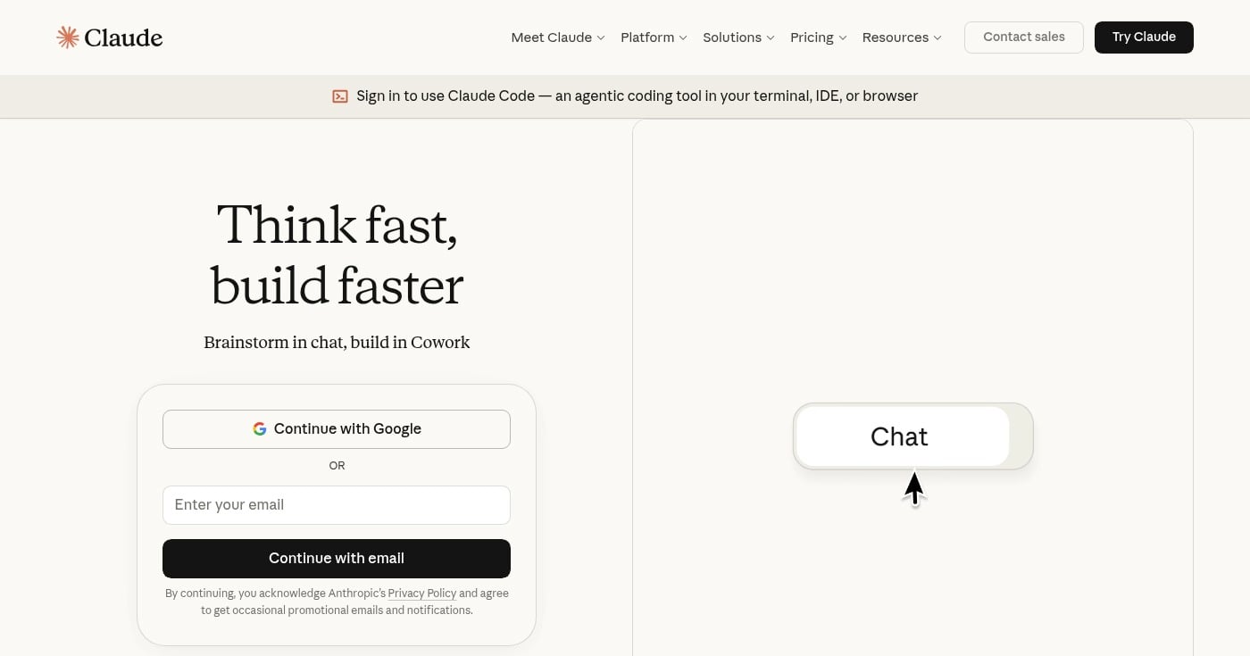 Claude Code product screenshot
