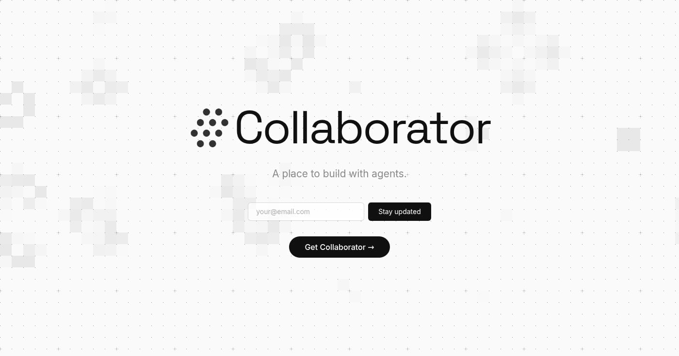 Collaborator infinite canvas with agent terminals