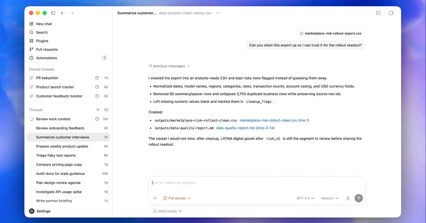 OpenAI Turns Codex Into a Full Autonomous Work Agent With Computer Use and Memory