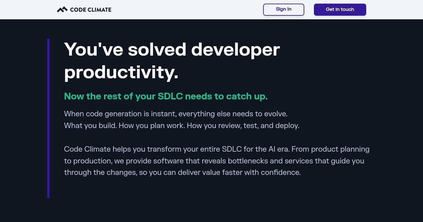 Qlty (CodeClimate) homepage